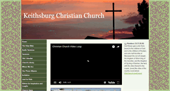 Desktop Screenshot of keithsburgchristianchurch.org